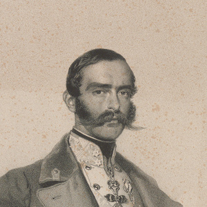 Ausschnitt der Grafik von Ernst (1824-1899) vom Verlag L.T. Neumann . Datiert 1858.