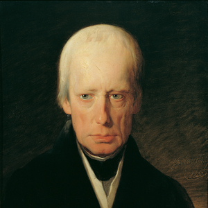 Auschnitt des Gemäldes von Kaiser Franz II./I. (1768-1835) von Friedrich von Amerling. Datiert 1832.