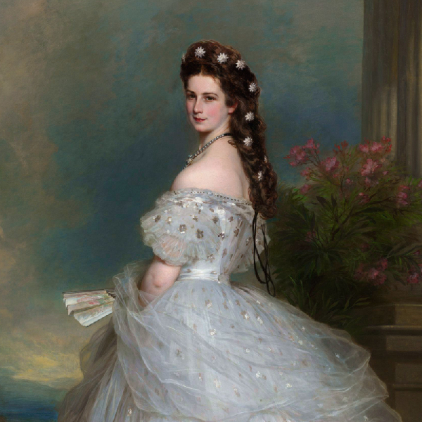 Kaiserin Elisabeth von Österreich / Public domain, Franz Xaver Winterhalter auf wikipedia Elisabeth of Austria *1865