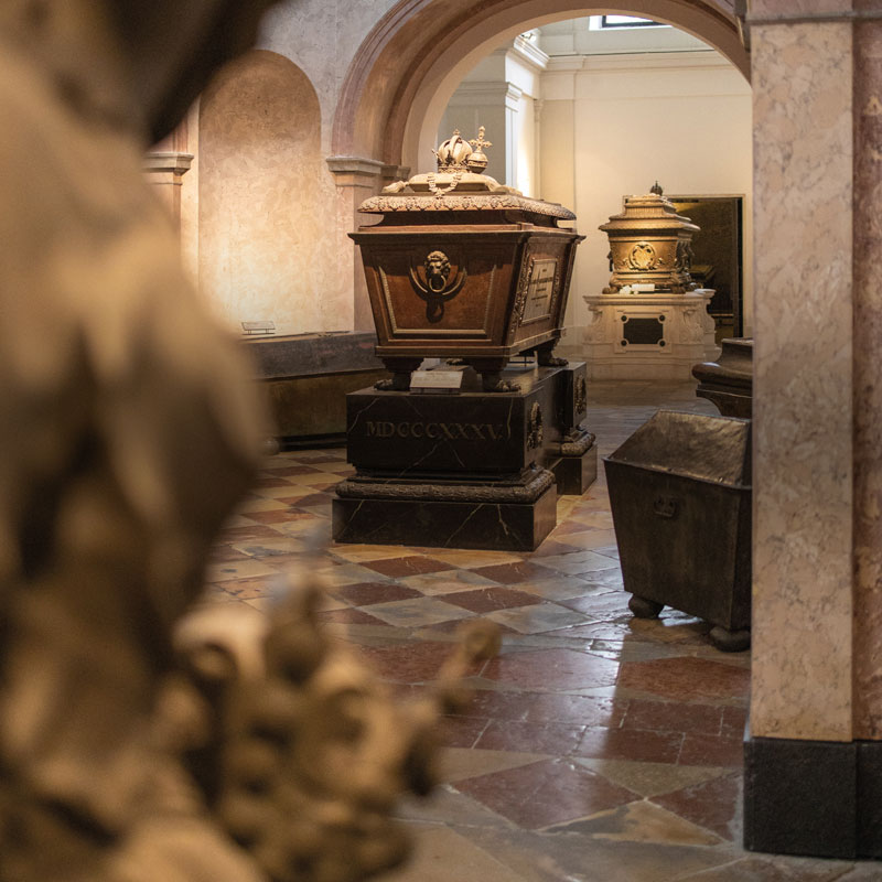 Blick in die Franzensgruft.