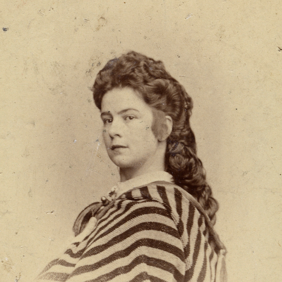 Empress Elisabeth / Wien Museum, Austria Detail from a photograph of Empress Elisabeth (1837–1898) by Victor Angerer. Circa 1868–1869.